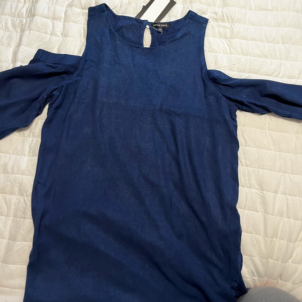 Cold shoulder women’s blouse
